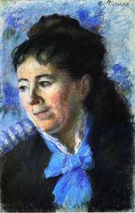 Писсарро Портрет мадам Фелис Валле Эструк 1874г